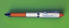 Nasacort AQ Heavy Metal Pharma Ink Pen Stylus Mini Sharpie Marker Drug Rep Promo