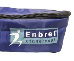 RARE Enbrel Pharmaceutical Rep Pfizer Amgen Medication Travel Kit Lunch Cooler