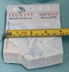 Pegasys Copegus Pharmaceutical Drug Rep Notepad Sticky Notes SEALED Roche