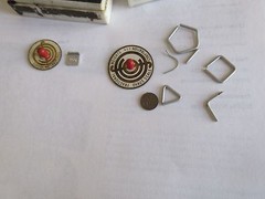 Rx, Pharmacy, Mini Weight Sets , Set of 2 Different Weights , Vintage , Rare