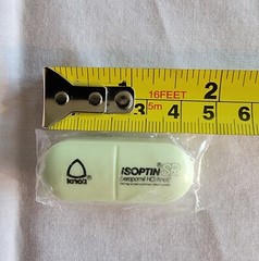 Vtg 19 IsoptinSR Tablet & Triangle Magnet, VicodinES & Rythmol Pharmacy Magnet