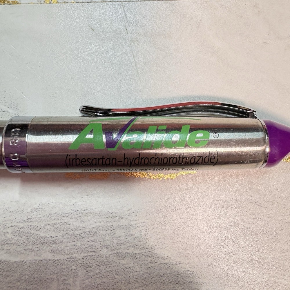 Drug Rep Pen Avalide Advertising Promotional Promo Pharmaceutical Pharma Sales
