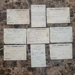 99 serially numbered antique prescriptions (1907) – OPIUM, PAPINE & CODEINE