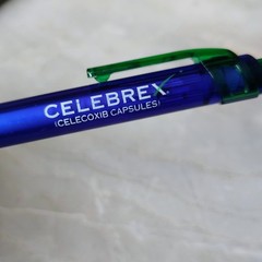 Lot Of 8 Celebrex Plastic Metal Pharmaceutical Drug Rep Promo Advertising Pens