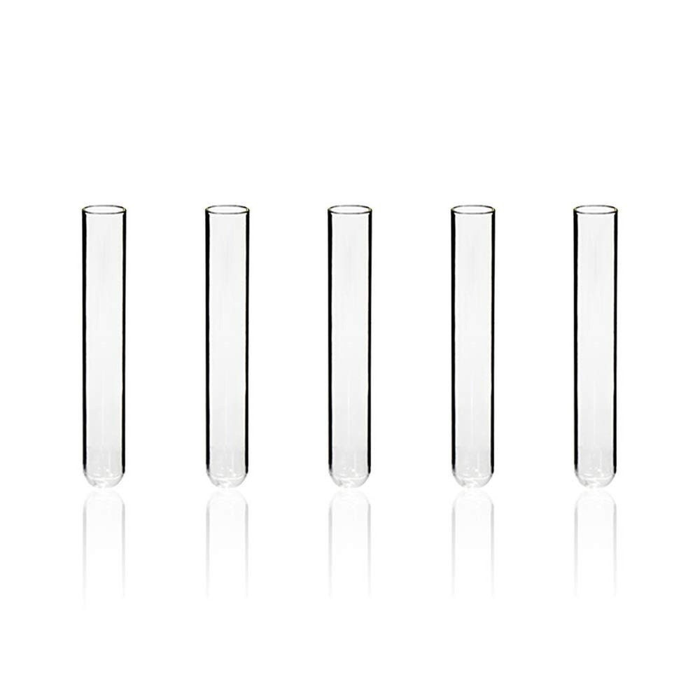 50pcs of Vol.20ml Borosilicate Glass Test Tubes, 20x150mm with Round Bottom,L…
