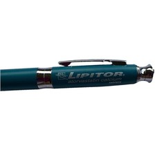 RARE Pfizer Lipitor Heavy Metal Twist Pen Drug Rep Pharmaceutical Advertising