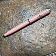Pink Beauty Diflucan Metal PEN Drug Rep Pharmaceutical Promo Medical Advertising