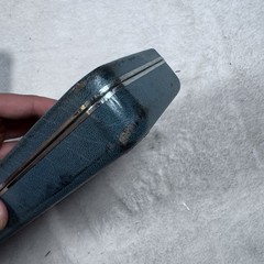Vintage Eli Lilly Medical Ampule Case Lot of 2 Blue Metal Pharmacy Vial Tins