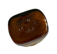 Vintage Amber Glass Anacin Pill Bottle Full Whitehall Pharmaceutical