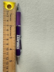 Metallic Purple Zithro Heavy Metal PEN Drug Rep Pharmaceutical Promo Advertising