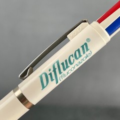 Vintage Diflucan Four Color Retractable Pen Pharmaceutical Drug Rep Promo AS IS