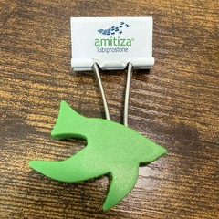 Amitiza Promotional Paper Clips Drug Pharmaceutical Rep Advertising Promo Pharma