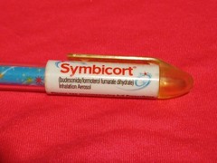 Vintage Pharmaceutical Advertising Ink Pen Drug Rep Symbicort Writing