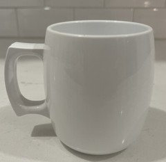 Pfizer 150 Logo Mug Pharmaceutical Company PHARMA Hard Plastic Cup Unused NEW