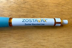 ZOSTAVAX Zoster Vaccine Pharmaceutical Drug Rep Collectible Promotional Pen