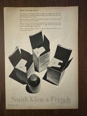Smith, Kline, & French Compazine/Stelazine Ad; Time Magazine; April 1966