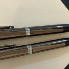 Pharmaceutical Pen Depakote ER drug rep Twist Point Heavyweight Brown Silver Lot