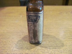 Vintage THE MILAN DRUG Bottle W.E. Lawless Pharmacy McKesson Service Indiana