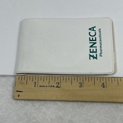 Zeneca Pharmaceuticals Notepad Notes Drug Rep Flap Book White 4″ x 3″ Paper Pad
