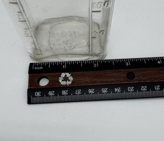 Vintage Illinois glass pharmacy 8 oz. medicine prescription Bottle with Lid