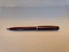 Glucotrol Pharmaceutical Drug Rep Metal Pen, Burgandy W/ Gold Vintage Writes!