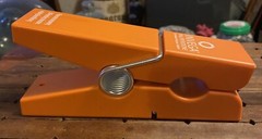 Medical Advertisement Promotional Invega Paliperidone XL Orange Clothespin Desk