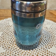 LIPITOR Teal Pharmaceutical Travel Mug Drug Rep Advertising Cholesterol