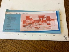 Original Vintage blotter; Medical, BILHUYBER-KNOLL corp – Prescription remedies
