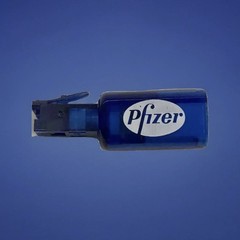 PFIZER Logo Collectible TELEPHONE CORD DETANGLER 360 Degree Rotating Swivel