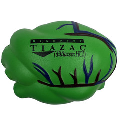 Tiazac Pharmaceutical Advertising Stress Ball Heart Green 1995 Vintage RARE
