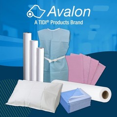 TIDI 618 Avalon Single-Use Chiropractic Headrest Paper 8.5″ x 125′, White