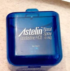 Pharmaceutical Drug Rep Vintage 2 Astelin Nasal Spray Pens & Paper Clip Box