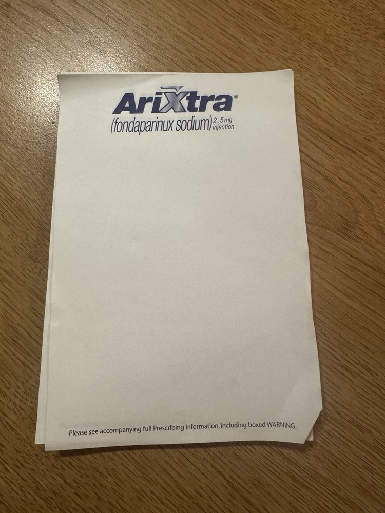 Vintage Arixtra Fondaparinux Pharmaceutical Advertising Post It Notes Notepad