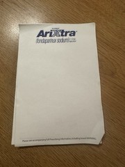 Vintage Arixtra Fondaparinux Pharmaceutical Advertising Post It Notes Notepad