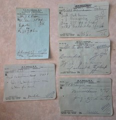 File box & 100 antique prescriptions (1926) – HEROIN, PAREGORIC, BROMIDE