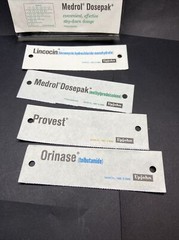 1966 Vtg Advertising Upjohn Dr Script Desk Pad Medrol Medicine Pharmaceuticals