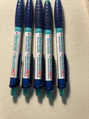 Lot of 5 BENICAR HCT Drug Rep Pharmaceutical Clip PEN White Blue Promo Gift