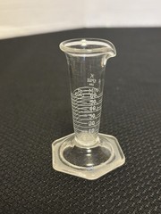 Vintage Kimax Graduated Cylinder Glass Apothecary Dr Pharmacy