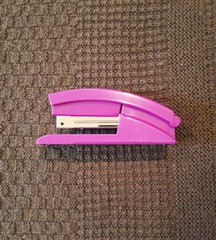 Pharmaceutical Drug Rep Promo Stapler. 6 Inch Branded Vintage Promotional