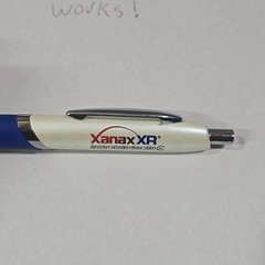 Pharmaceutical Rep Pen for Xanax XR, Vintage Works ,