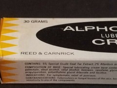 Vintage Reed Carnrick Alphosyl-HC Tube Cream With Box