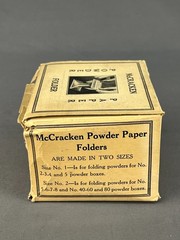 Vtg McCracken Powder Paper Folder No. 2 Pharmaceutical Rx in Box; Unused (E6)