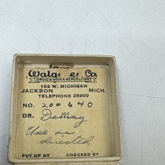 1939 Walgreen Drug Stores Pharmacy Medicine Box