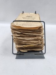 Prescription Atlas Rx Pad Paper Apothecary Druggist Pharmacy Medicine 1939
