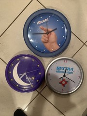 NEW (1) Pharmaceutical Promotional Wall Clock Vintage New (review Pics And Read)