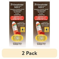 Emergency Epinephrine Inhaler Aerosol 2 Pack Fast Relief for Severe Allergic