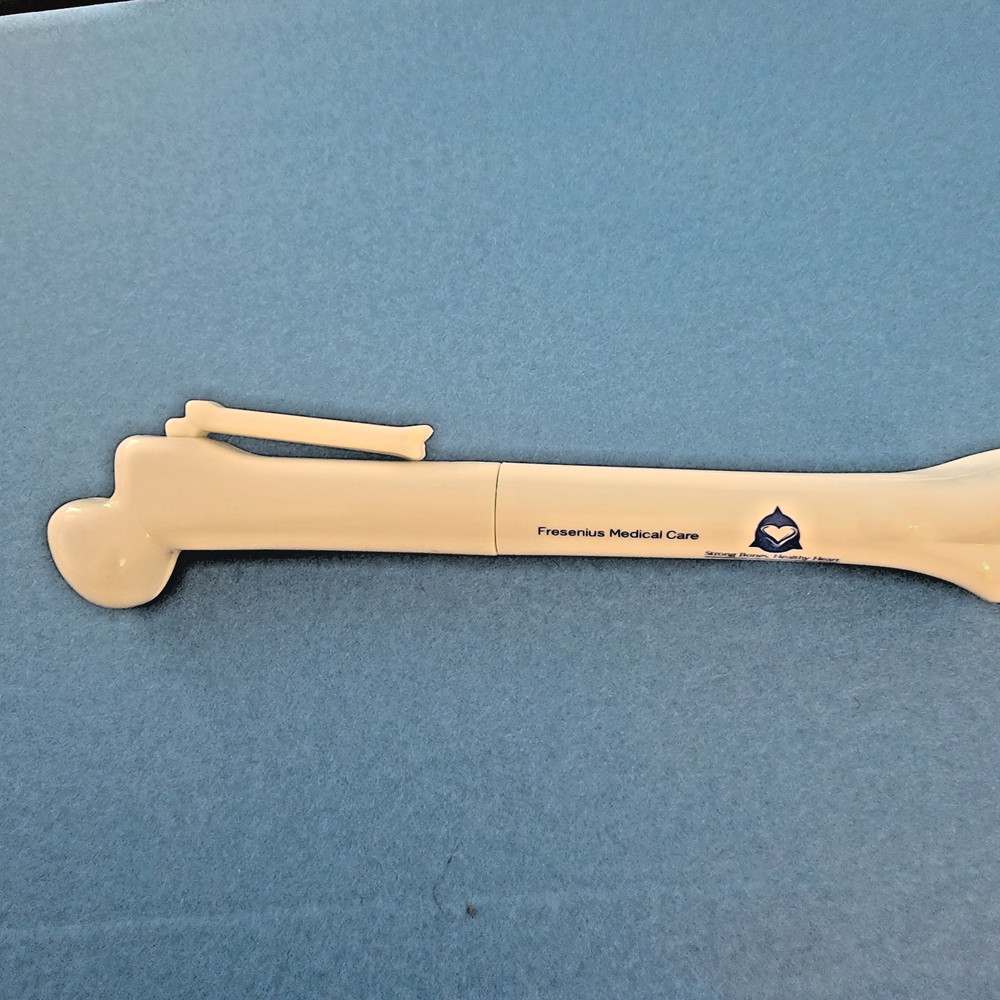Pharma Promo Care Bone Shaped Pen Farsenius Medical Professional Drug Sample