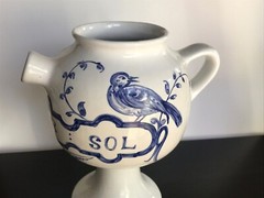 Vintage Apotheacary Jar – Syr Rosar Sol – Reproduction by Lilly 1989