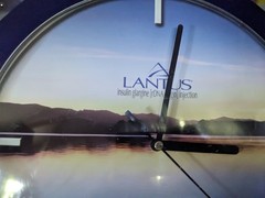 Vtg Lantus Insulin Drug Rep Pharmaceutical Promo Sanofi-Aventis Wall Clock Works