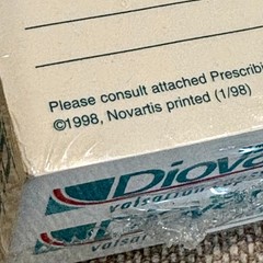 Diovan valsartan Novartis Pharmaceutical Promo Advertising Sticky Notes Pad NEW